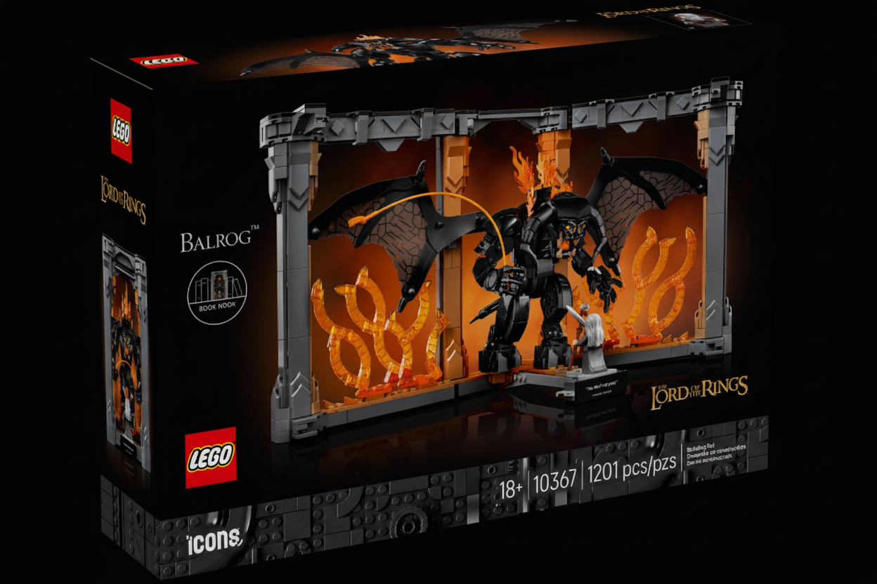 LEGO Icons The Lord of the Rings: Balrog Book Nook 10367 front box