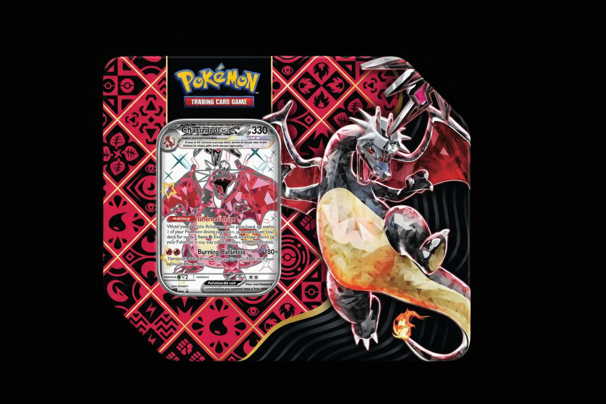 Pokémon TCG: Paldean Fates Tin Charizard ex