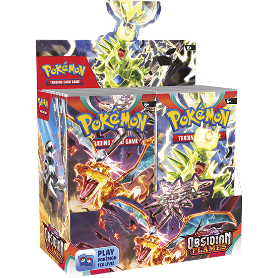 Pokémon TCG: Scarlet & Violet—Obsidian Flames Booster Display