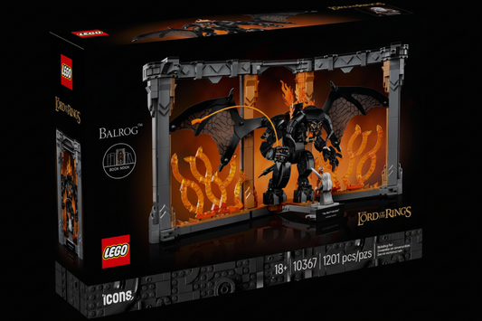 LEGO Icons The Lord of the Rings: Balrog Book Nook 10367 front box