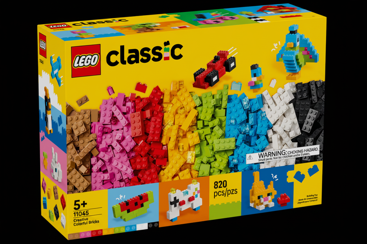 LEGO Classic Creative Colorful Bricks 11045 front box
