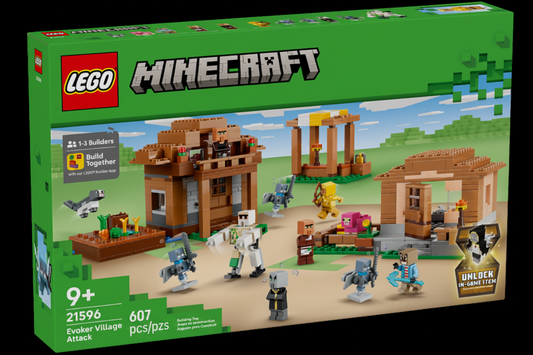 LEGO Minecraft Evoker Village Attack 21596 front box