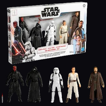 Star Wars Action Figures Galactic Good vs Evil 5 Pack