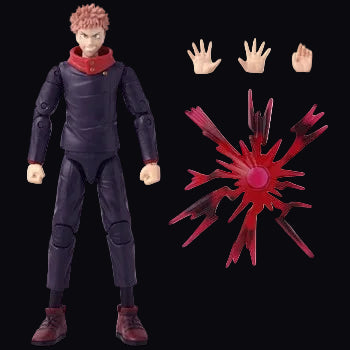 Anime Heroes Jujutsu Kaisen Action Figure Yuji Itadori Black Flash