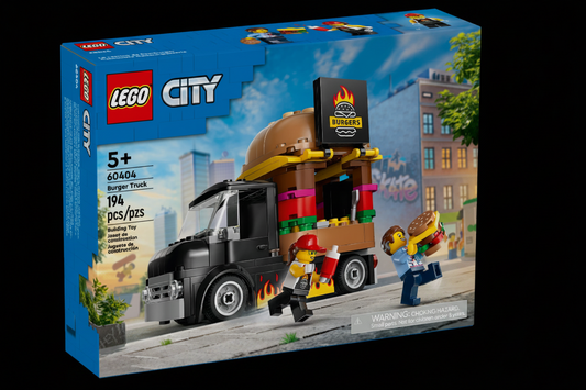 LEGO City Burger Truck 60404 front box