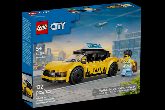LEGO City Yellow Taxi 60487 front box