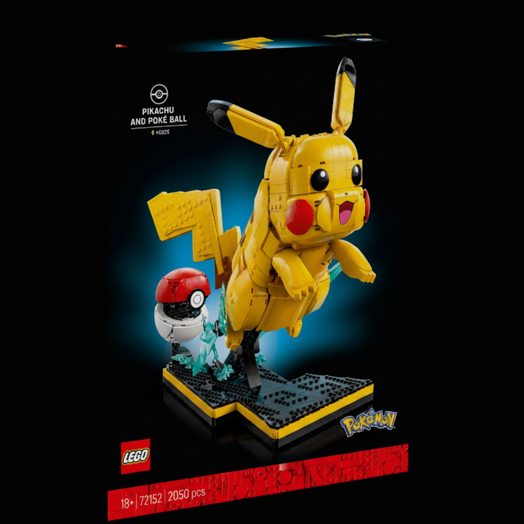 LEGO Pokémon Pikachu and Poké Ball 72152 front box