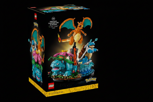 LEGO Pokémon Venusaur, Charizard and Blastoise 72153 front box