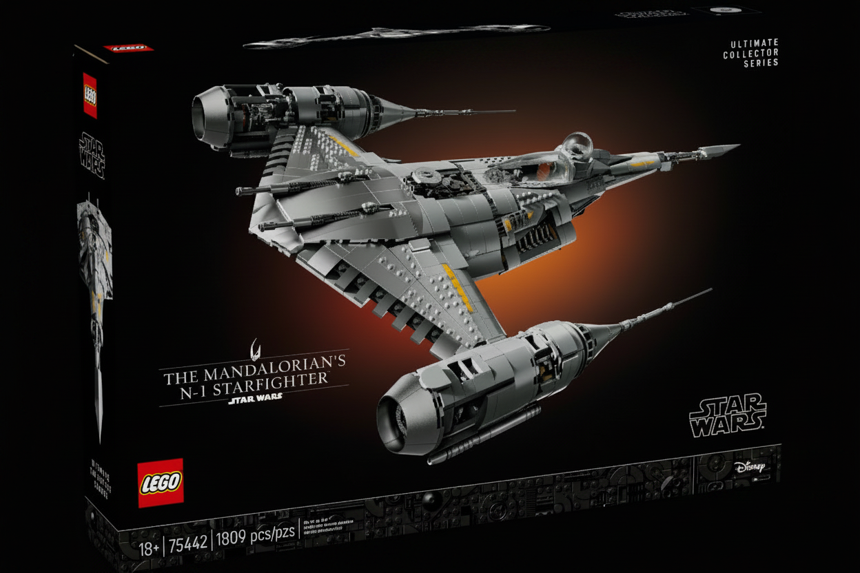 LEGO Star Wars The Mandalorian's N-1 Starfighter 75442 front box