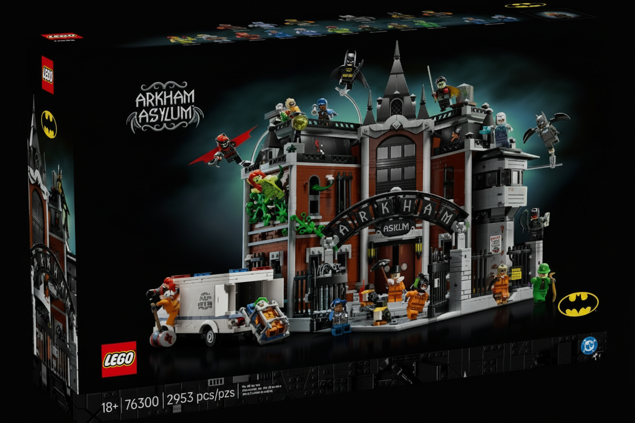LEGO DC Batman Arkham Asylum 76300 front box