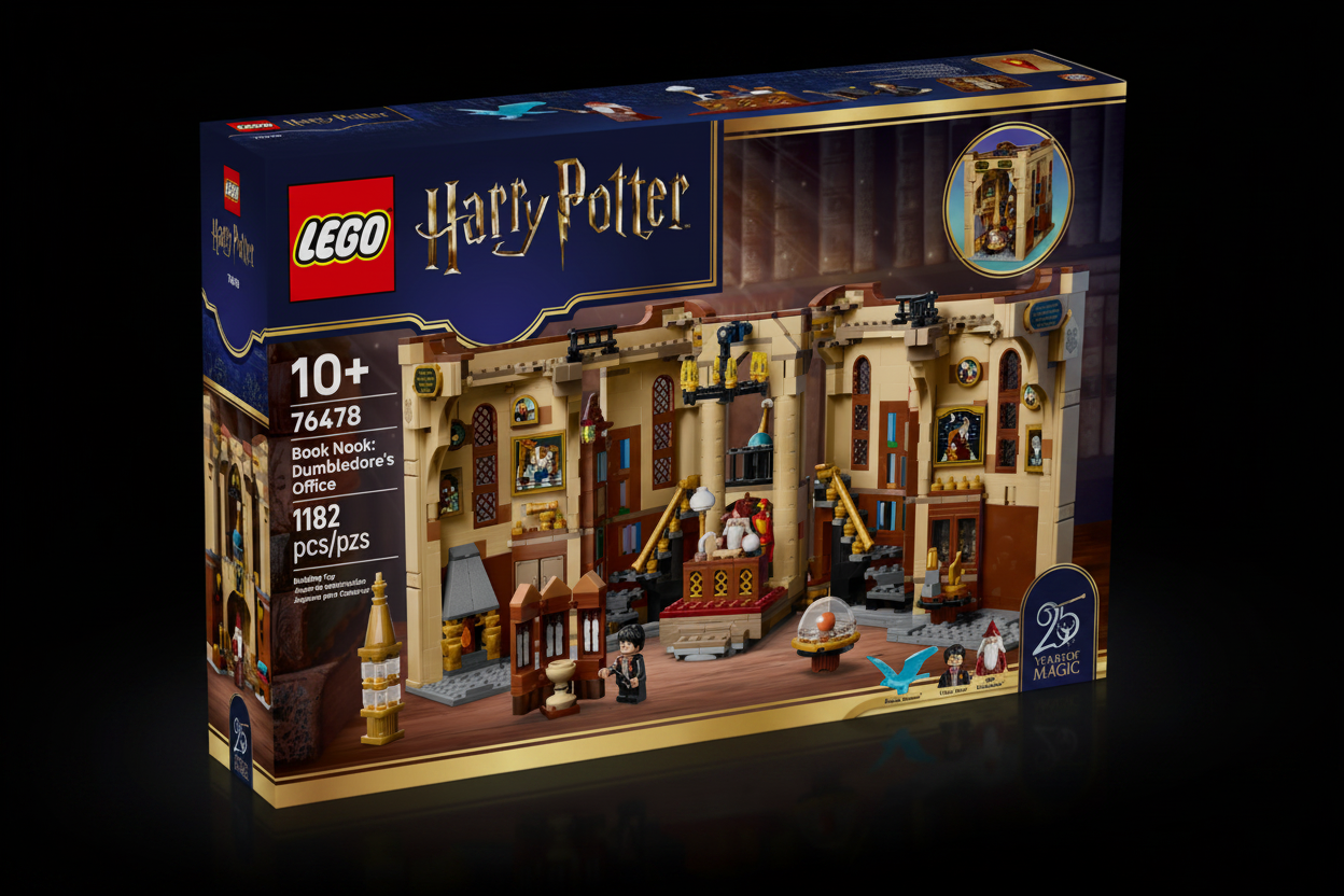 LEGO Harry Potter Book Nook: Dumbledore's Office 76478 front box