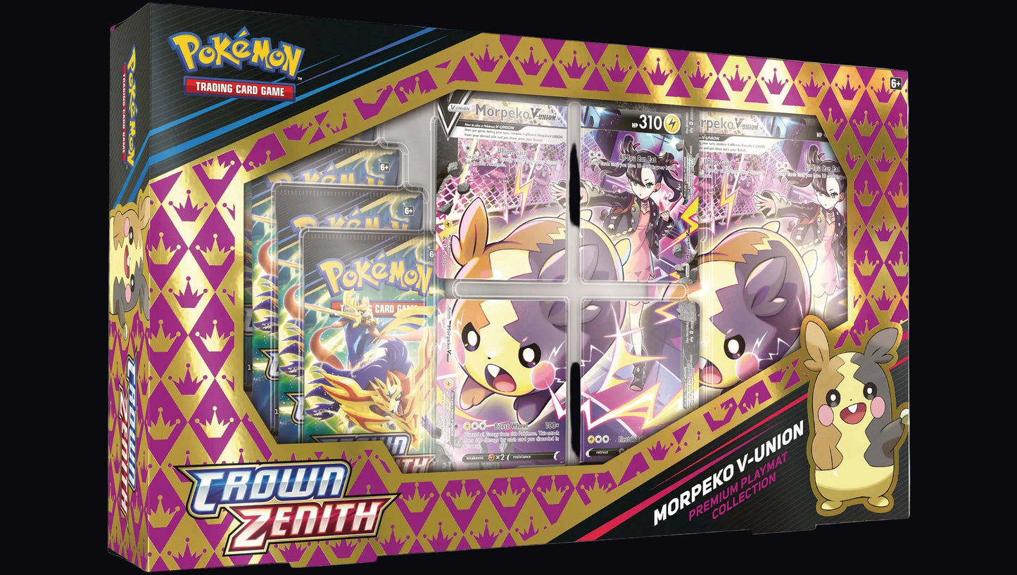 Pokémon TCG: Crown Zenith Premium Playmat Collection Morpeko V-UNION