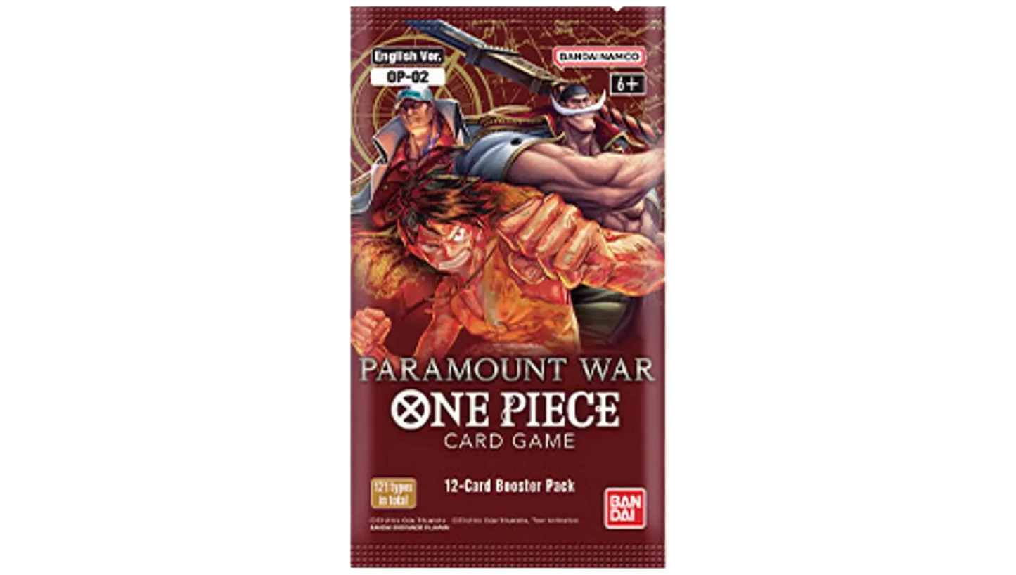 One Piece Card Game: Paramount War OP-02 Booster Pack