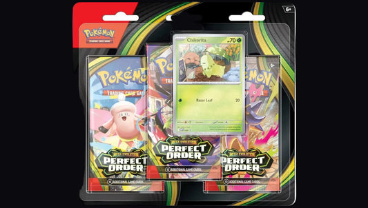 Pokémon TCG: Perfect Order 3 Pack Blister Chikorita