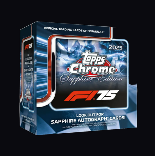Topps Chrome Formula 1 Sapphire 2025 Box