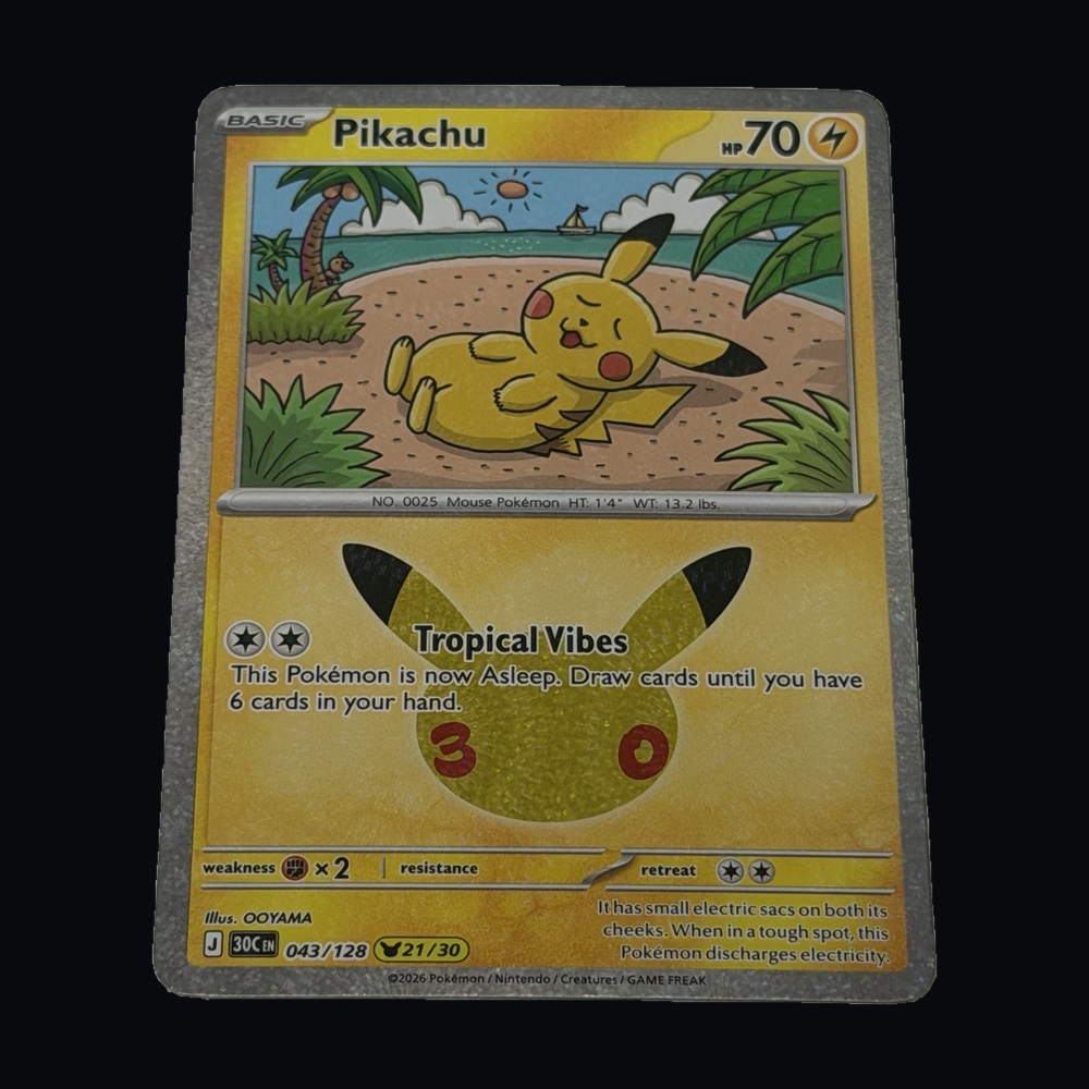 Pikachu 043/128 front