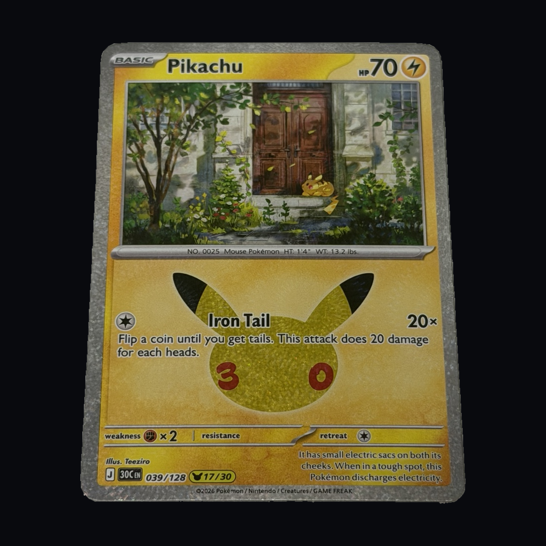 Pikachu 039/128 front