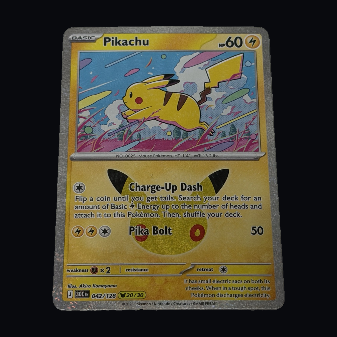 Pikachu 042/128 copy 1 front