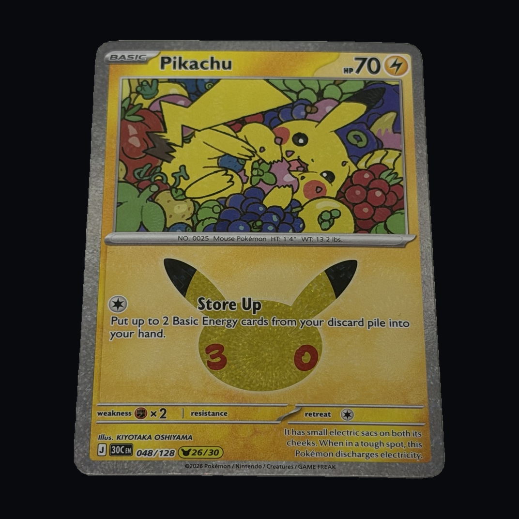 Pikachu 048/128 front