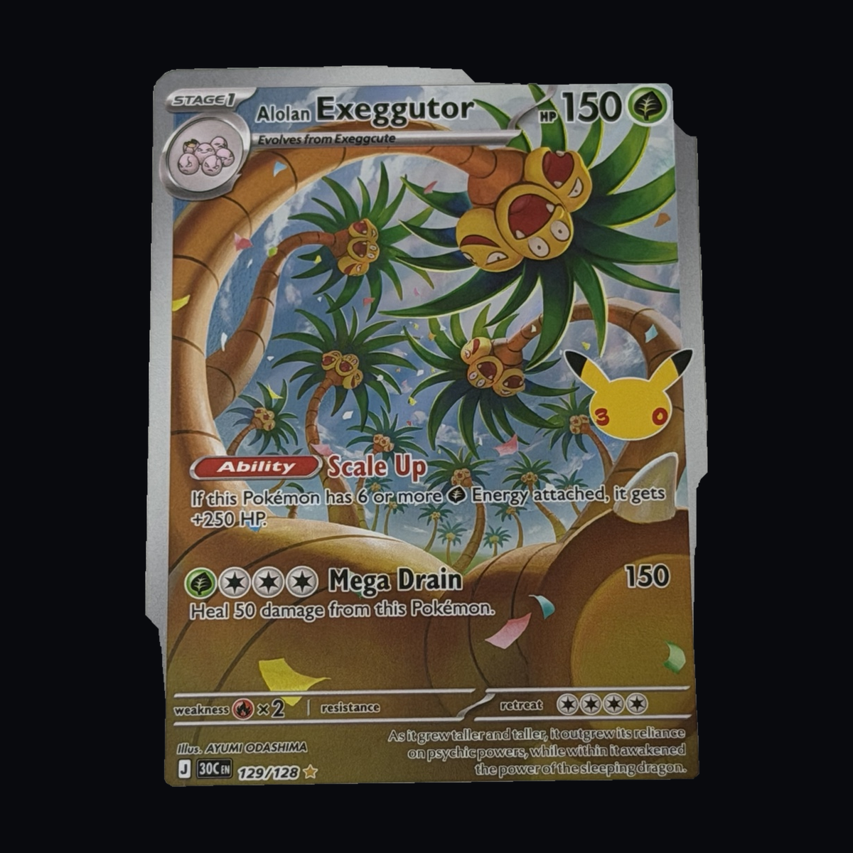 Alolan Exeggutor 129/128 front