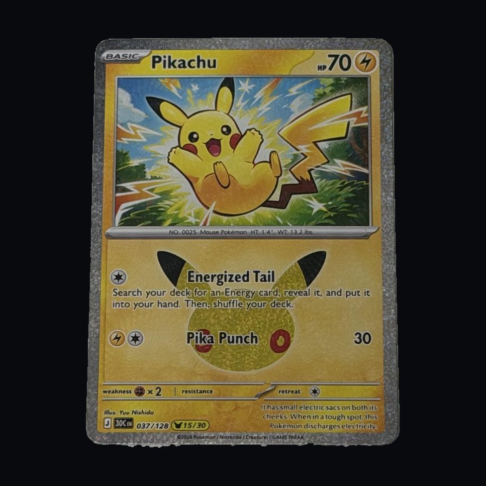 Pikachu 037/128 front