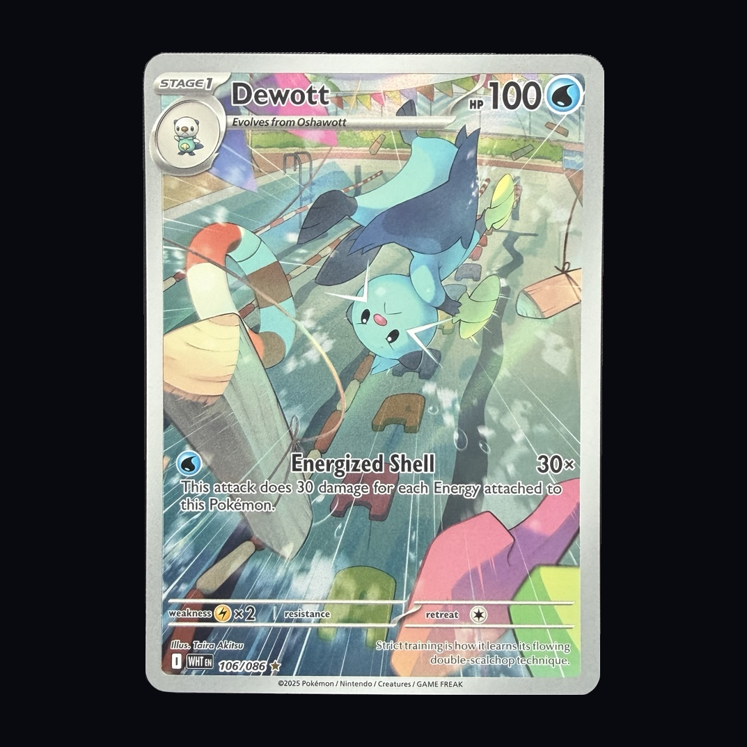 Pokémon: Dewott 106/086 – White Flare – Near Mint – actual front