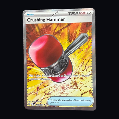 Pokémon: Crushing Hammer 105/084 – Pitch Black – Near Mint – actual front