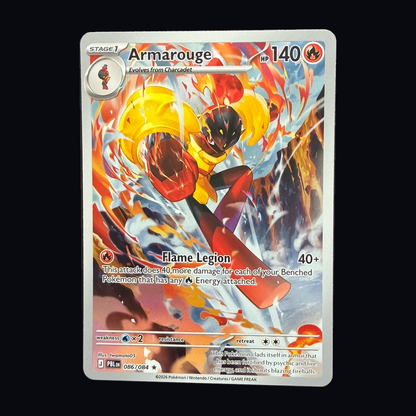 Pokémon: Armarouge 086/084 – Pitch Black – Near Mint – actual front
