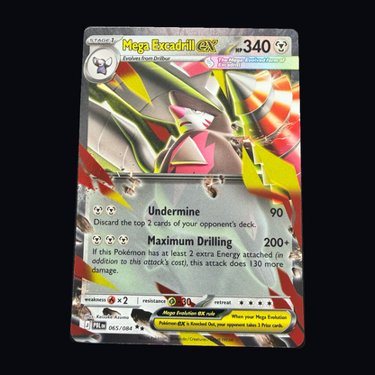 Pokémon: Mega Excadrill ex 065/084 – Pitch Black – Near Mint – Copy 2 – actual front