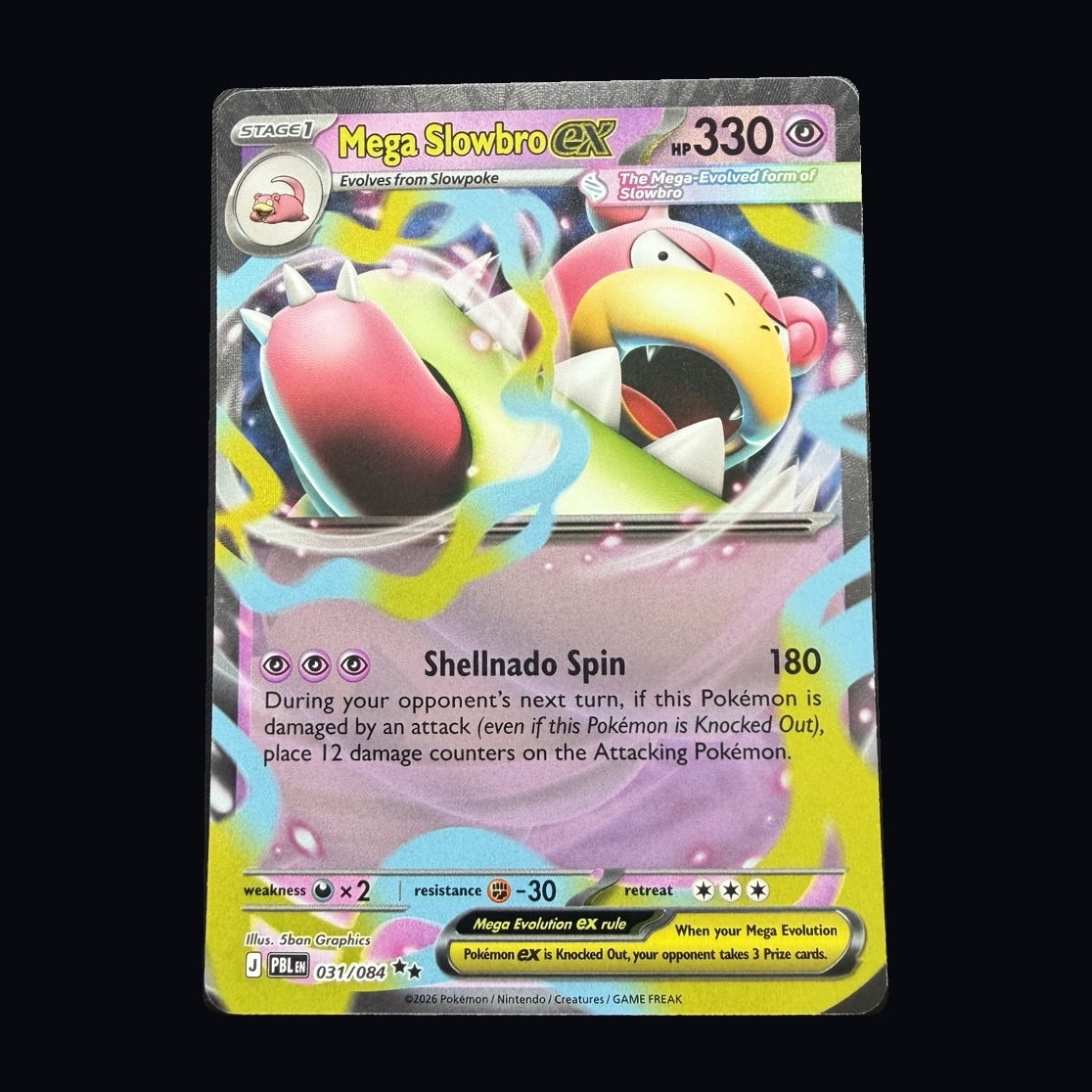 Pokémon: Mega Slowbro ex 031/084 – Pitch Black – Near Mint – actual front