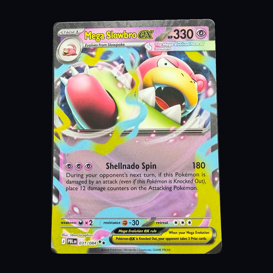 Pokémon: Mega Slowbro ex 031/084 – Pitch Black – Near Mint – actual front