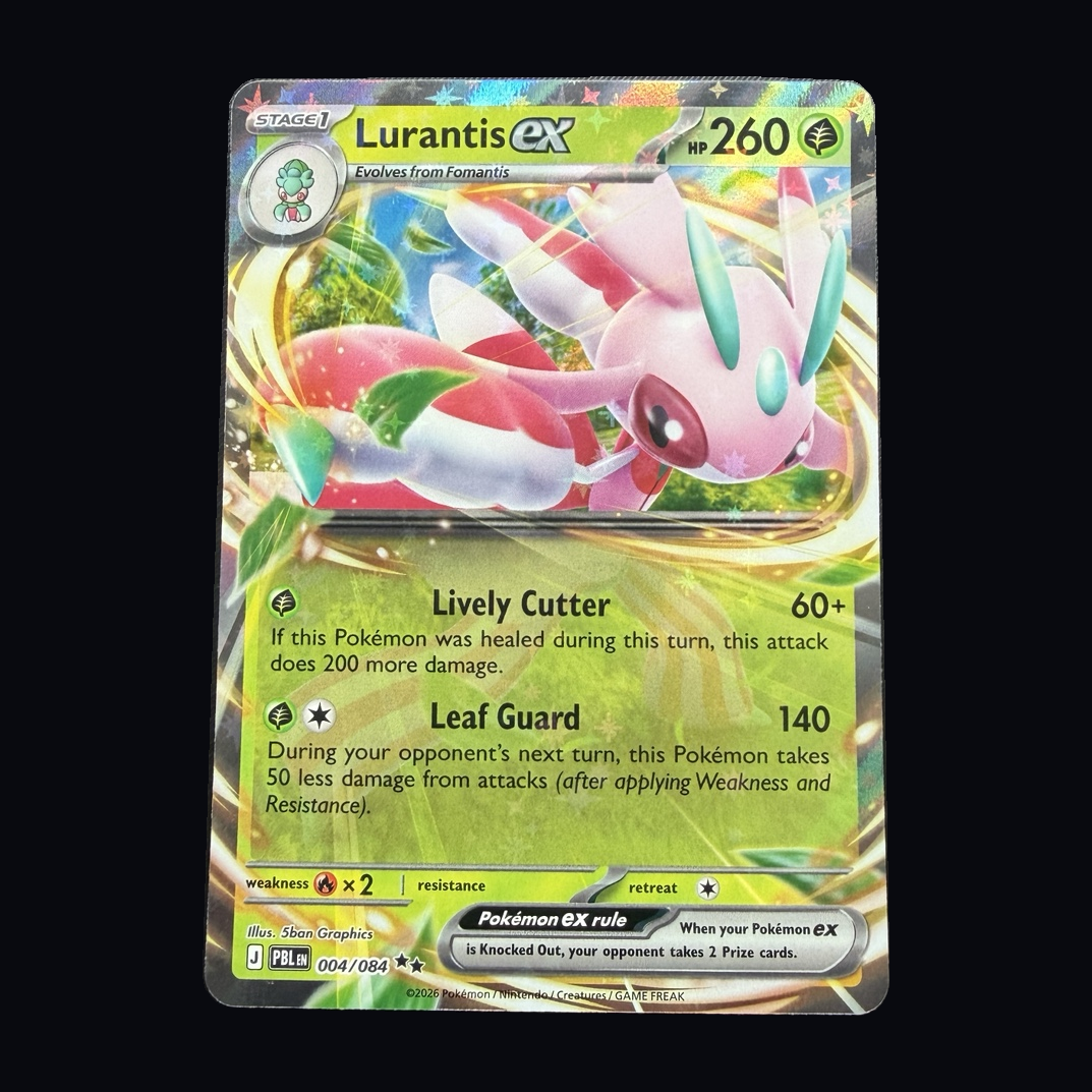 Pokémon: Lurantis ex 004/084 – Pitch Black – Near Mint – actual front