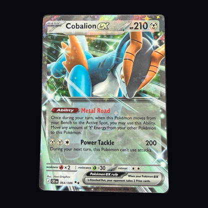 Pokémon: Cobalion ex 064/086 – Chaos Rising – Near Mint – actual front