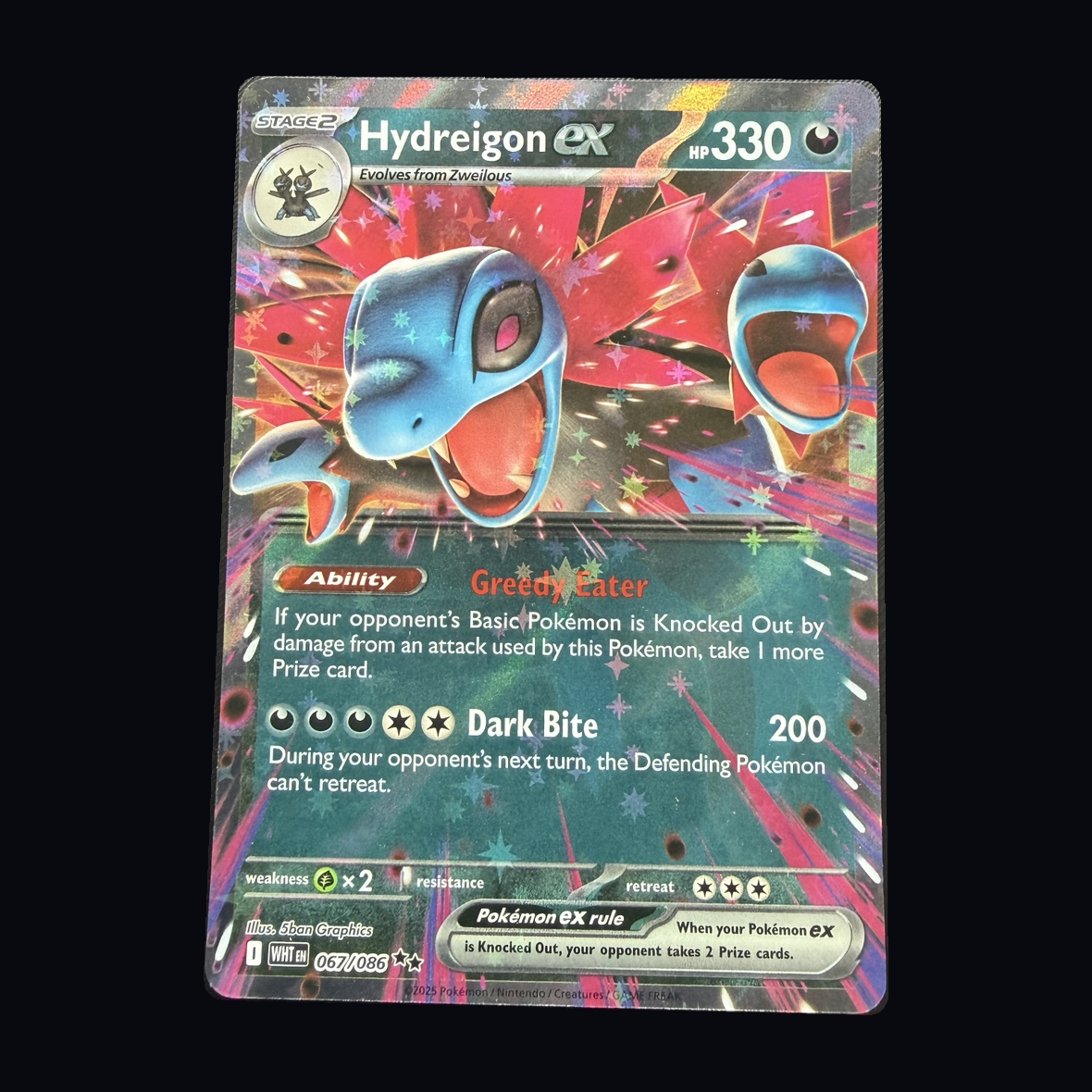 Pokémon: Hydreigon ex 067/086 – White Flare – Near Mint – actual front