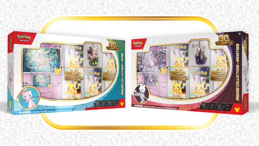 Pokémon TCG: 30th Celebration Figure Collection — edition choices shown; one item per purchase