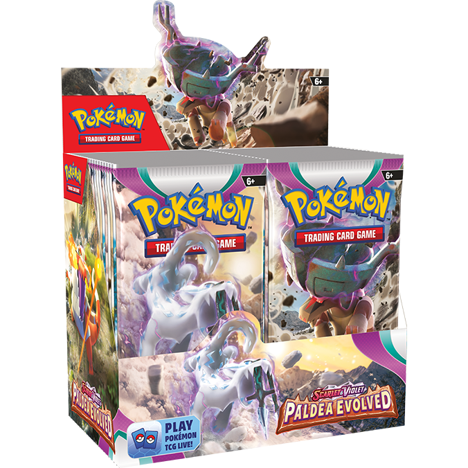 Pokémon TCG: Scarlet & Violet—Paldea Evolved Booster Display