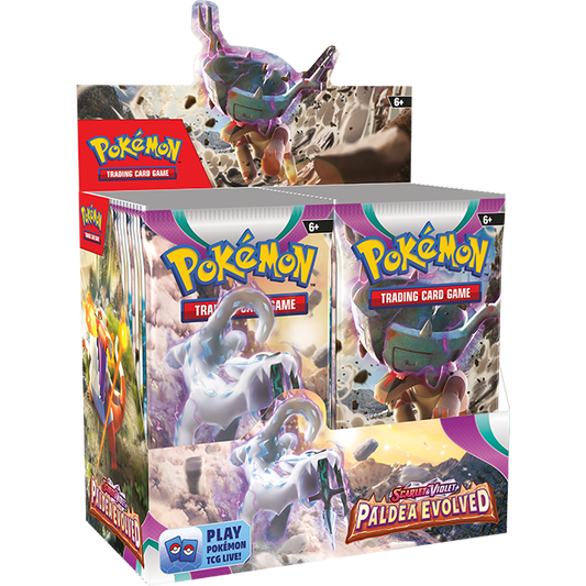 Pokémon TCG: Scarlet & Violet—Paldea Evolved Booster Display
